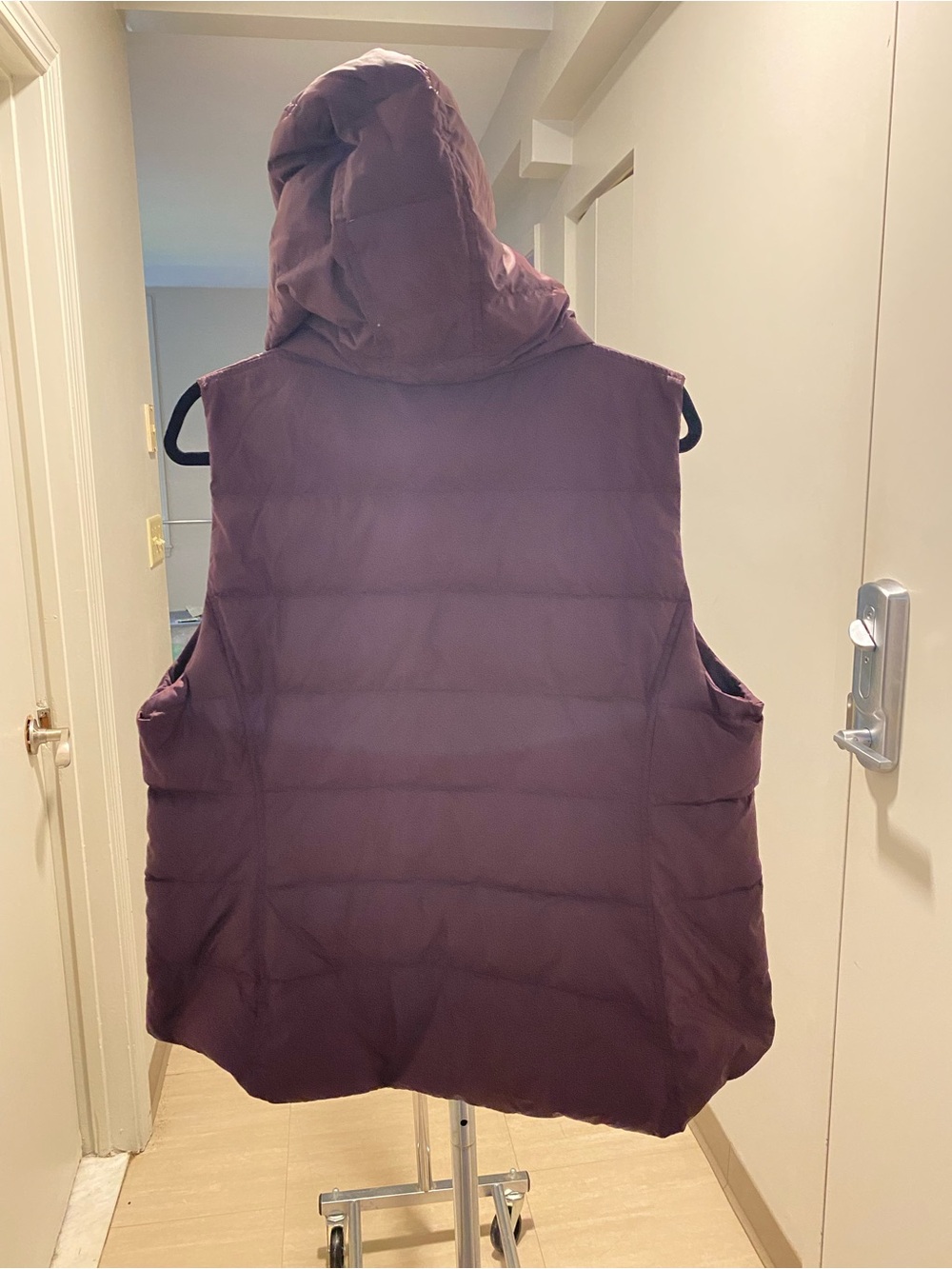 Eileen Fisher Quilted Vest in Plum - Picture 7 of 7